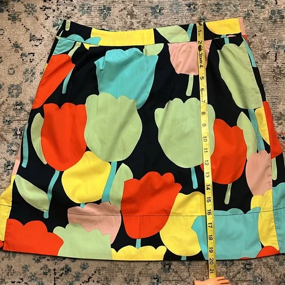 NWOT Anthropologie Cotton Tulip Skirt Pockets! fei Size 8 - Picture 14 of 15